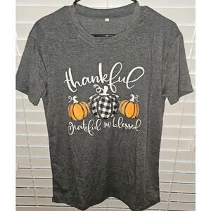 Fall t-shirt, thankful, grateful and blessed